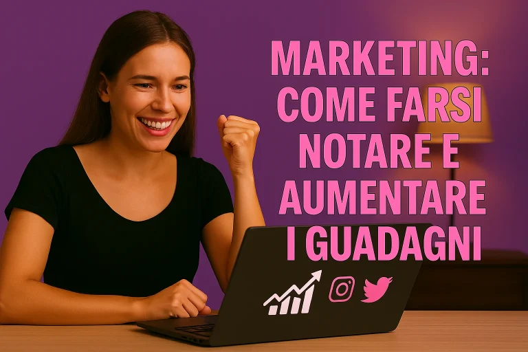 Marketing per Camgirl - Come Farsi Notare e Aumentare i Guadagni