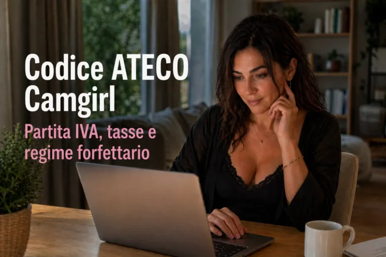 Codice ATECO Camgirl - Come Regolarizzare la Tua Attività in Italia